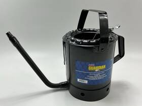 Lincoln G525 5 Quart Metal Fluid Measuring Can 14 Inch Flexible Spout
