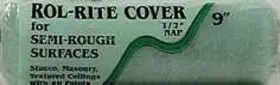 Rr950-0900 Linzer 2491997 Rol-rite Roller Cover Plastic Semi-smooth Surfaces 1/2 Inch Nap 9