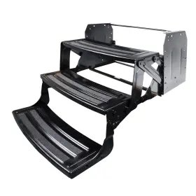 432690 Lippert Entry Step 3 Manual Folding Steps 24 Inch Width X 7 Depth