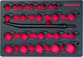 Lti Tools 030937503862 20 Piece Metric And Sae Shockit Crows Foot Set