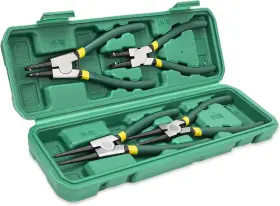 Lh4s Lufmwcwd 4 Pcs Snap Ring Pliers Set Heavy Duty Circlip Kit 7 Inch For