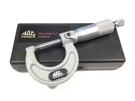 Dmc100 Mac Tools Inch To 1 Micrometer With Locking Lever In Snap Latch Case Mint