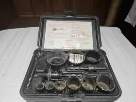 Hs9596b Mac Tools 13 Piece Bi-metal Hole Saw Kit 3/4 To 2 1/2 Super Nice