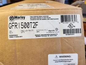 Gfr1500t2f Marley Engineered Products New 1500/1125/750/375w 120v Wall Heater Free Shipping