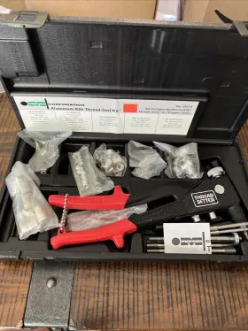 39213 Marson 39203 Professional Aluminum Klik Thread-setter Kit P/n Sae 3/8-16 5/16-18