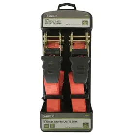 Mm39 Master Mechanic 052088060483 8 Pack - Ratchet Tie-down 15 Ft. X 1 Inch 2-pk.