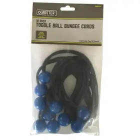 Mm43 Master Mechanic 052088060520 40 Pack - 10-pack Bungee Cords With Toggle Balls