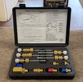 Ac58490 Mastercool Nice Mac Tools Valve Core Remover And Installer R134a/r12 Master Kit