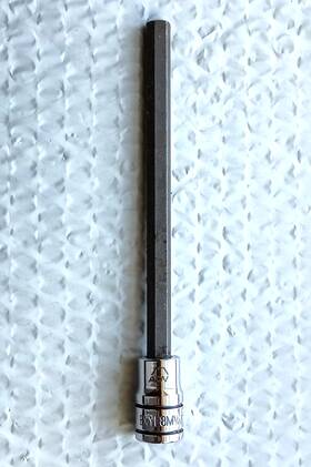 Matco Tools Bxyl8mva Inch Adv 3/8 Socket Driven H8 Allen/hex Bit 6 Long