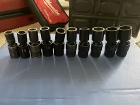 Scupm106rc Matco Tools 10 Piece 1/2 Inch Drive Metric 6 Point Universal Impact Socket Set 13-24