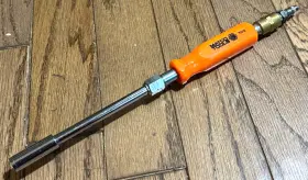 Tc-12 Matco Tools 12 Inch Dual Foot Tire Chuck Inflator Truck Stem Orange Grip Tilt-lock