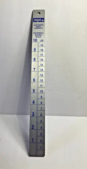 010997 Matthews Paint Company Mpc Universal Metal Auto Mixing Measurement Stirring Stick