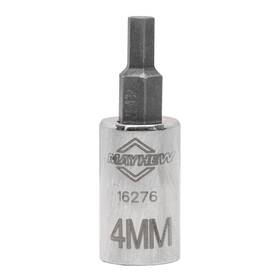 Mayhew 16276 4 Mm Metric Hex Short Insert Socket Bit 1/4-inch Drive