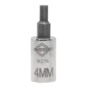 16276 Mayhew 4 Mm Metric Hex Short Insert Socket Bit 1/4-inch Drive