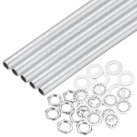 Mea250603ee000560 Meccanixity 35pcs 6.3 Inch Lamp Pipe Kit With Nuts Washers 1/8ip X1/8ip