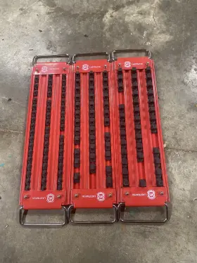 Lastray25-38-50 Mechanics Time Saver Mtslastray38 Lot Of 3 Socket Organizers