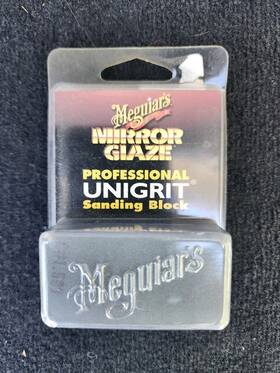 Meguiars 070382020002 K2000 Mirror Glaze Professional Unigrit Sanding Block 2000 Grit New