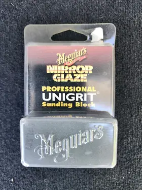 Meguiars 070382020002 K2000 Mirror Glaze Professional Unigrit Sanding Block 2000 Grit New