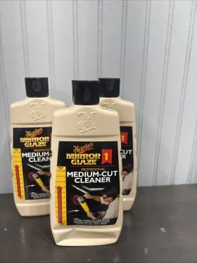 M0116 Meguiars # M1 Medium Cut Compound Mirror Glazecleaner Pro Series -16oz. Set Of 3
