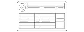 Mercedes-benz 172-584-15-07 Genuine Mercedes-benz Tire Info Label