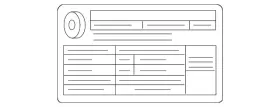 172-584-15-07 Mercedes-benz Genuine Tire Info Label