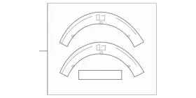 206-584-50-08 Mercedes-benz Genuine Info Label Tire Pressure