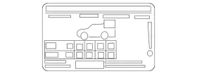 213-584-84-19 Mercedes-benz Genuine Tire Information Label