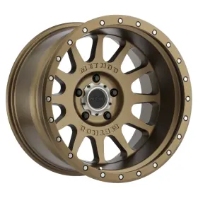 Mr60521050924n Method Wheels Mr605 Nv 20x10 -24mm Offset 5x5 71.5mm Cb Bronze Wheel