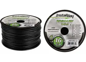 Pwbk16500 Metra Electronics/heise 16 Gauge Black Primary Wire Coil 500 Feet