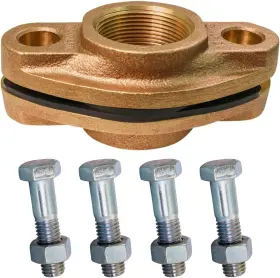 Xngu112l-om Midline Valve Water Meter Hardware Kit 1-1/2 Inch Fip Bronze