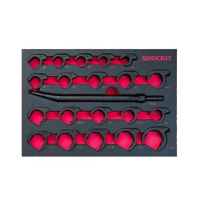 Milton Industries 309375038626 Lti Tool By 20-piece Sae/metric Shockit Crows Foot Set