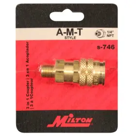 S-746 Milton Industries 3-way 1/4 M Body A &t