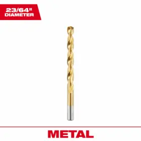 48-89-2220 Milwaukee 045242187980 Thunderbolt Titanium Drill Bit 23/64 Inch -