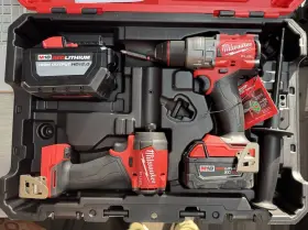 2953-20 Milwaukee 2903-20 Lot Of 5 Fuel M18 1/4 Inch Impact-driver And 1/2 Drill
