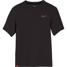 603b-2x Milwaukee Electric Tools Tool Hybrid Work Tee - Ss Black 2x