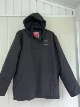204b-213x Milwaukee Tool M12 Heated Toughshell Black Jacket Kit Mens Size 3x