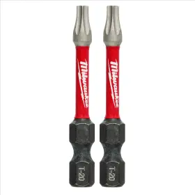 48-32-4984 Milwaukee Tool Shockwave 2 Inch Impact Torx T20 Power Bits 2pk