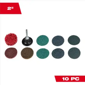 49-92-9000 Milwaukee Tool 10 Piece 2 Inch Quick Change Disc Kit