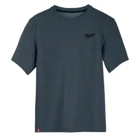 603bl-3x Milwaukee Tool Hybrid Work Tee- Ss Blue 3x
