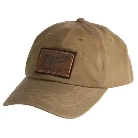 M772k Milwaukee Tool Waxed Canvas Adjustable Hat - Khaki