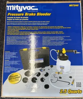 Mv7840 Mityvac Pressure Bleed Kit For Bleeding Hydraulic Brakes And Clutches Nib