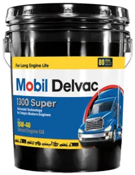 Mob1305p Mobil 071924448230 Delvac 1300 1540 Super Diesel Engine Oil Extra High 5 Gallons -
