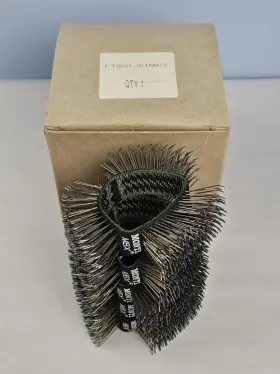 Pt280-301mp5 Monti Mbx Bristle Blaster Steel 23mm Wire Brush Wheel Belt Coarse 5 Pack