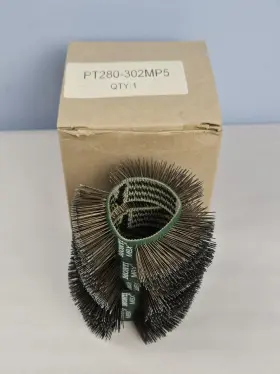 Pt280-302mp5 Monti Mbx Bristle Blaster Steel 23mm Wire Brush Wheel Belt Fine 5 Pack