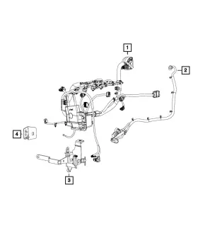 04560211aa Mopar Genuine Engine Block Heater Cord 4560211aa