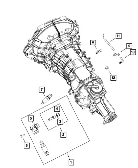 04626570 Mopar Genuine Vent Tube Clip 4626570