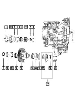 06036760aa Mopar Genuine Pipe Plug 6036760aa