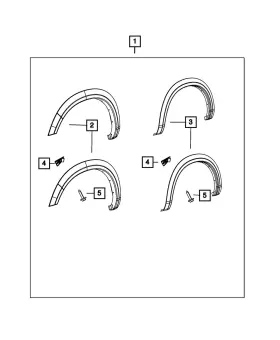 06104601aa Mopar Genuine Tapping Hex Head Screw 6104601aa