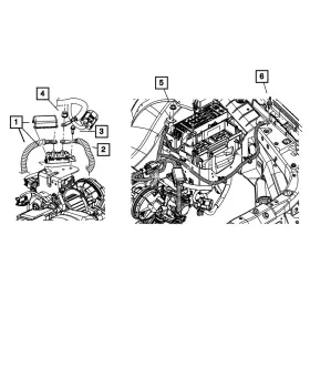 06105240aa Mopar Genuine U Multi Thread Nut Mounting 6105240aa