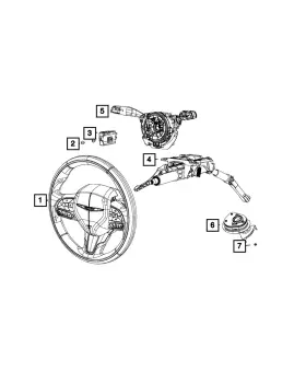 06509581aa Mopar Genuine Hex Flange Nut 6509581aa